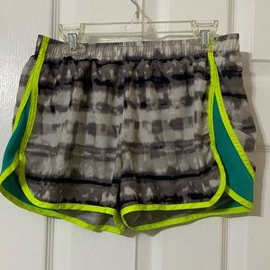 Under armour lined womens athletic shorts